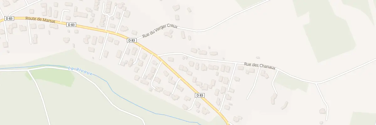 Plan du 65 Rte de Marsat à Volvic
