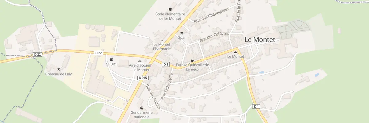 Plan du 36 Gr Grande Rue au Montet