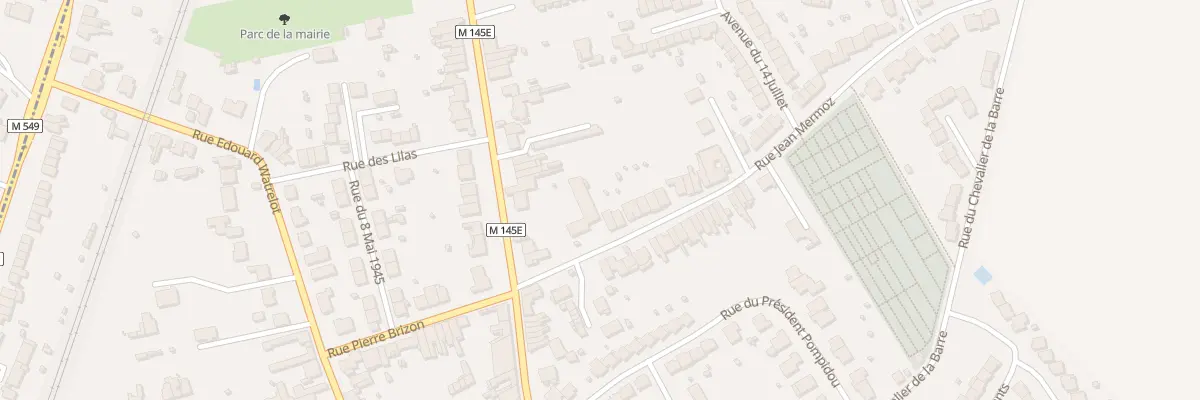 Plan du 15 Rue Jean Mermoz à Templemars