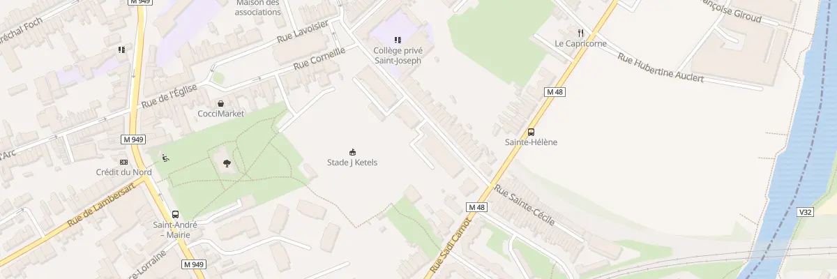 Plan du 5 Rue Chanzy à Saint-André-lez-Lille