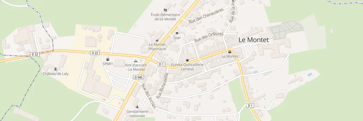 Plan du 34 Gr Grande Rue au Montet