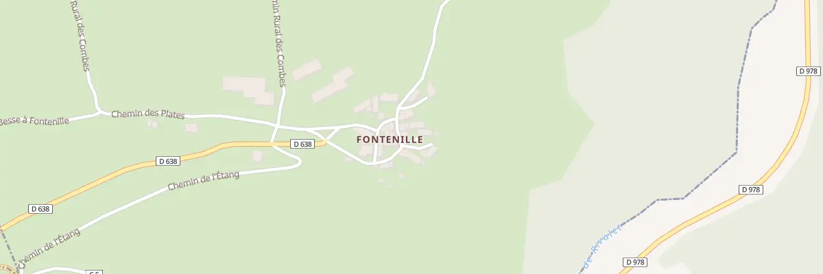 Plan du 5021 Fontenille à Saint-Diéry