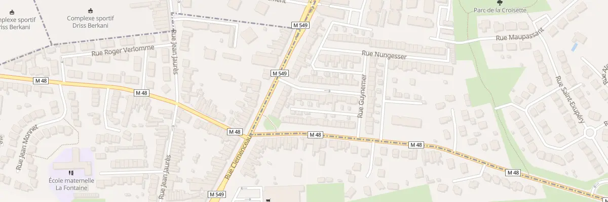 Plan du 4 Rue Jean Mermoz à Faches-Thumesnil