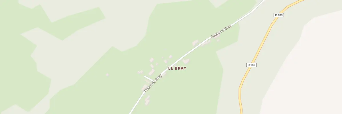 Plan du 4 Rte de Bray à Bellenaves