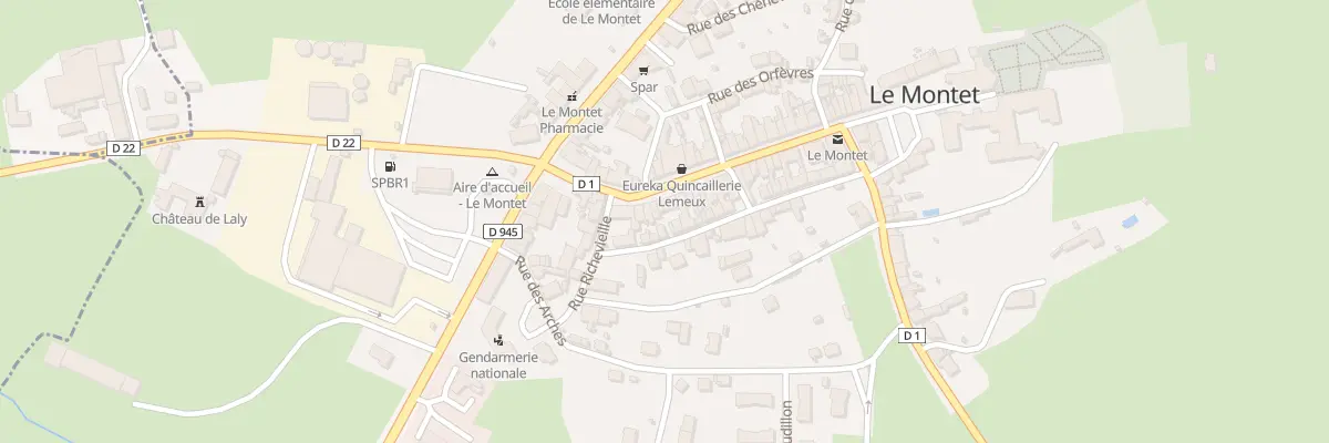 Plan du 35 Gr Grande Rue au Montet