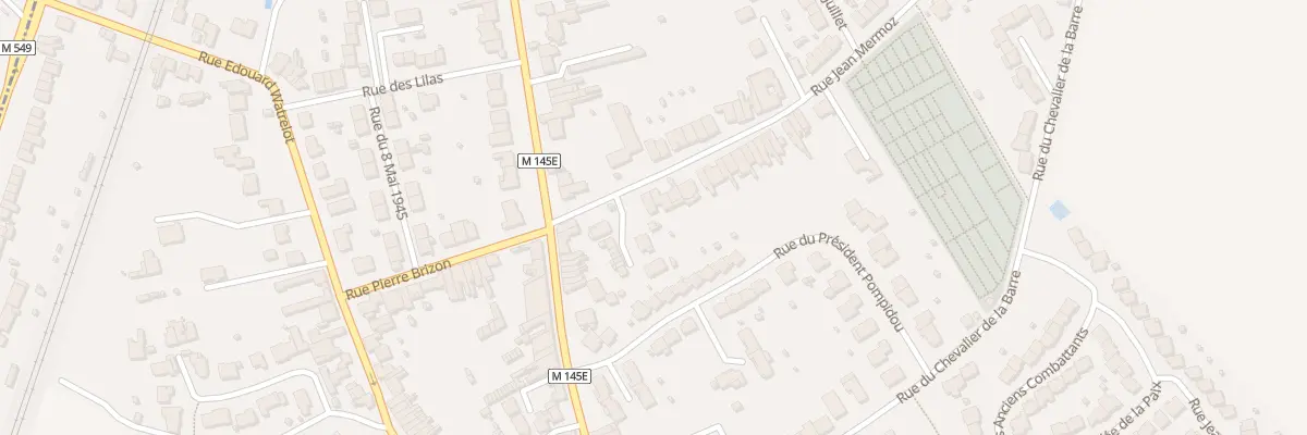Plan du 2B Rue Jean Mermoz à Templemars