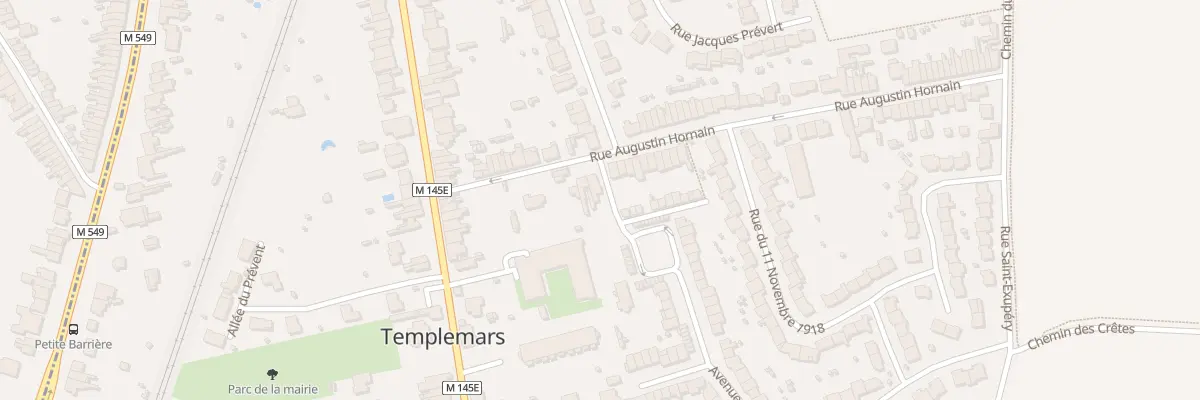 Plan du 10 Rue Augustin Hornain à Templemars