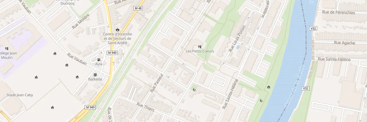 Plan du 4 Rue du Mont Kemmel à Saint-André-lez-Lille