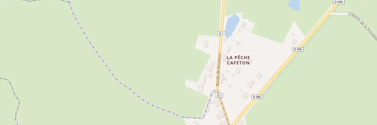 Plan du 39 Rte de Bourbon à Tronget