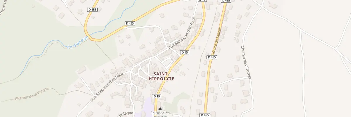 Plan du 10 Rte de Volvic St Hippolyte à Châtel-Guyon