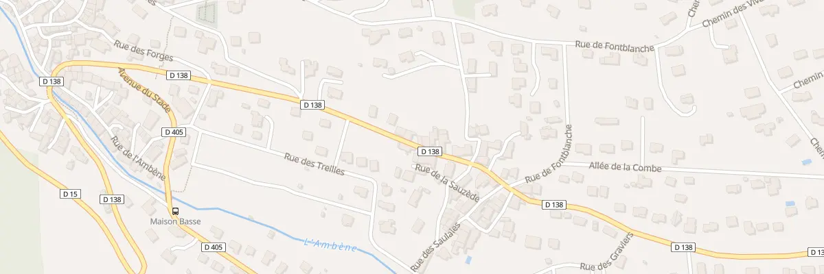 Plan du 25 Av de la Libération à Enval