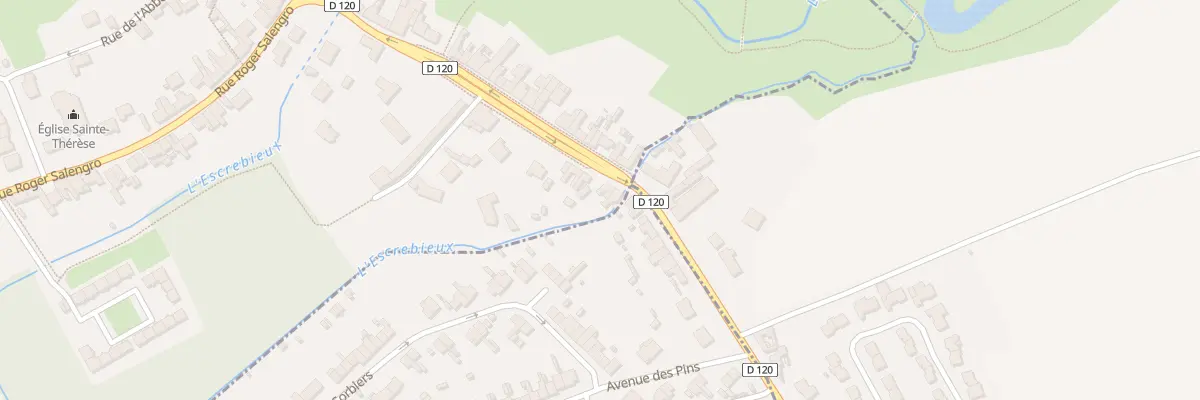 Plan du 117 Rue Marie Curie à Lauwin-Planque