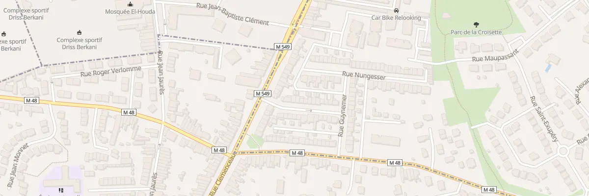 Plan du 3 Rue Jean Mermoz à Faches-Thumesnil