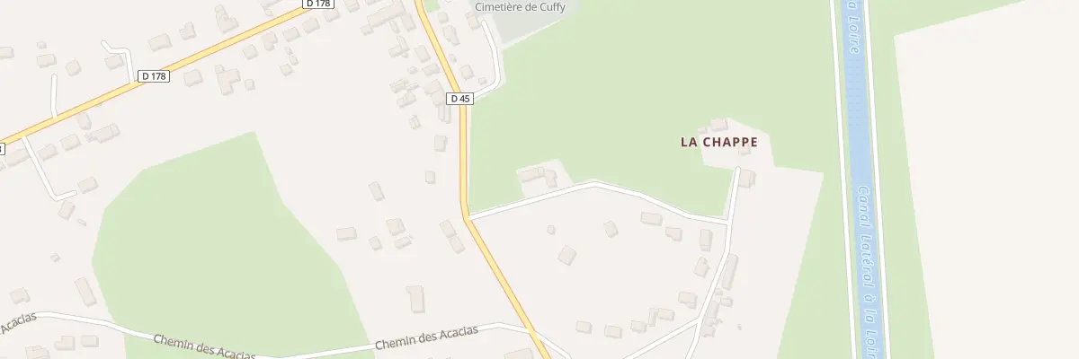 Plan du 21 Rue de la Chappe à Cuffy