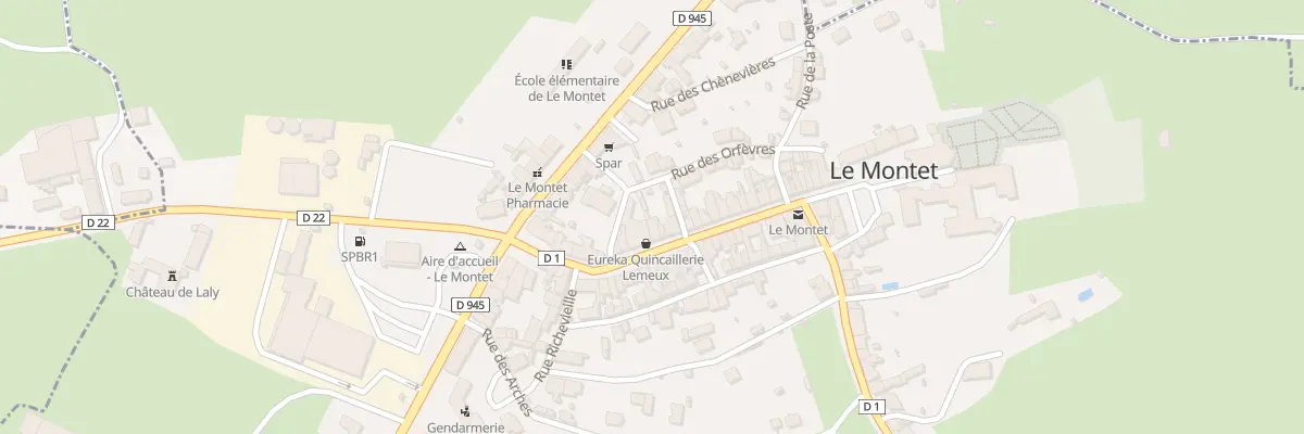 Plan du 30 Gr Grande Rue au Montet