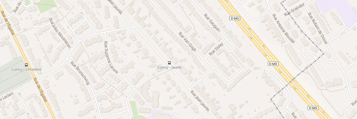 Plan du 457 Rue Jean Jaurès à Cuincy