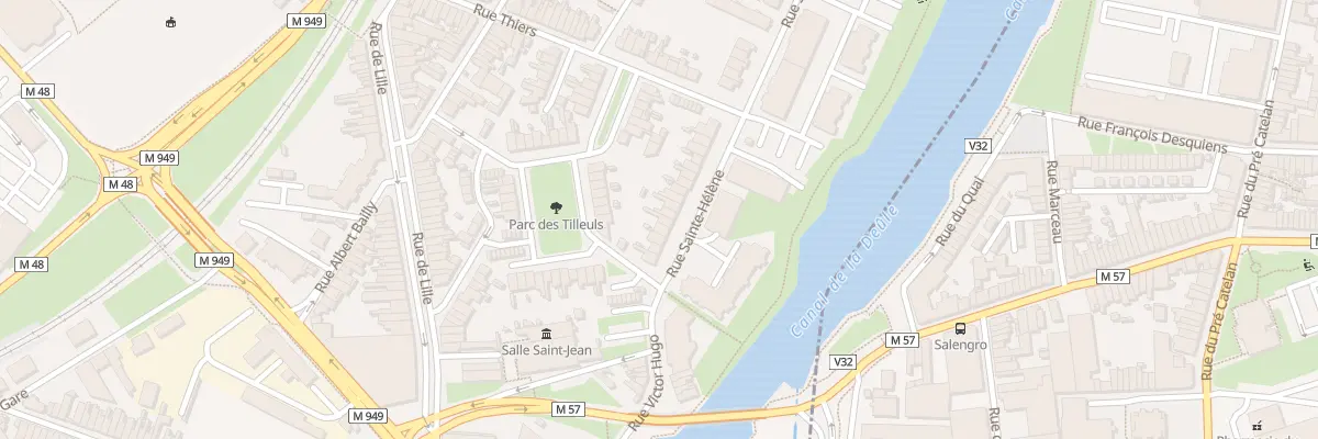 Plan du 9 Rue Sainte-Hélène à Saint-André-lez-Lille