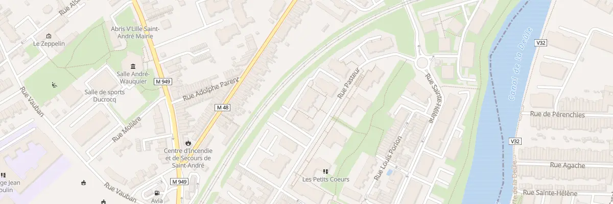 Plan du 51 Rue Pasteur à Saint-André-lez-Lille