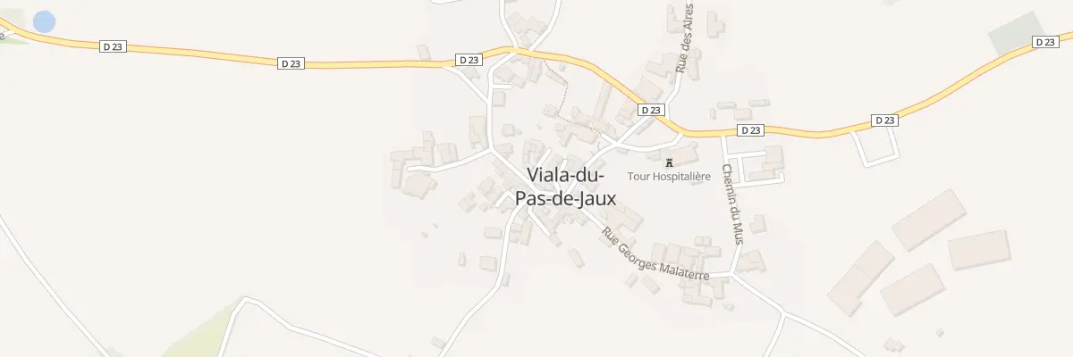 Plan du 8 Pl Jean Virenque à Viala-du-Pas-de-Jaux