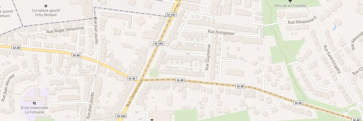 Plan du 10 Rue Jean Mermoz à Faches-Thumesnil