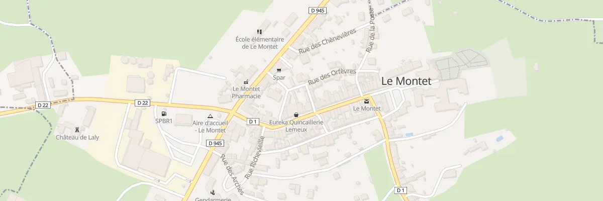 Plan du 28 Gr Grande Rue au Montet