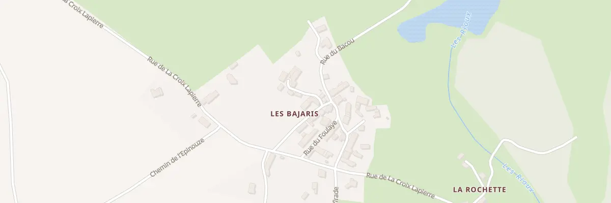Plan du 5099 Les Bajaris à Saint-Hilaire-la-Croix