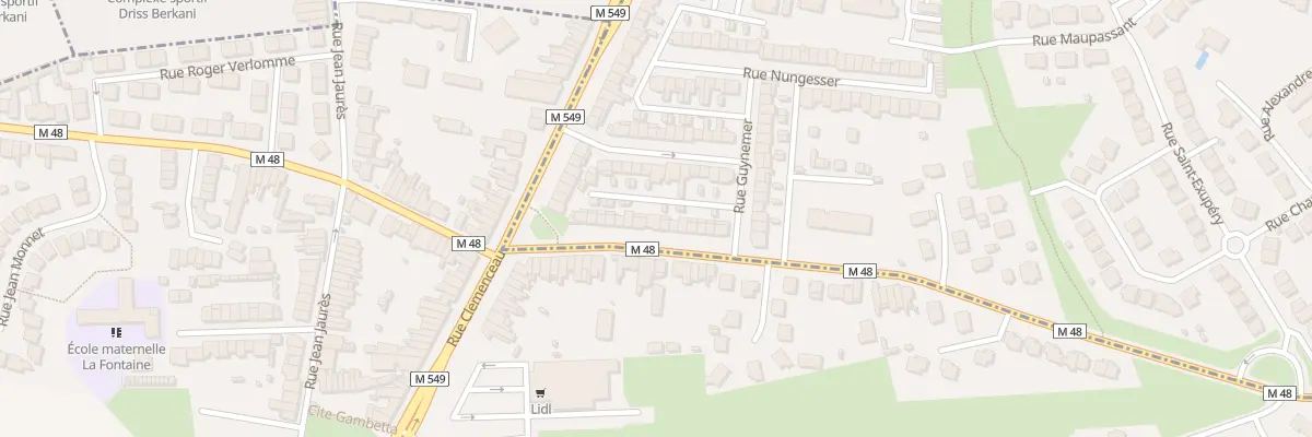 Plan du 404 Rue d’Haubourdin à Faches-Thumesnil