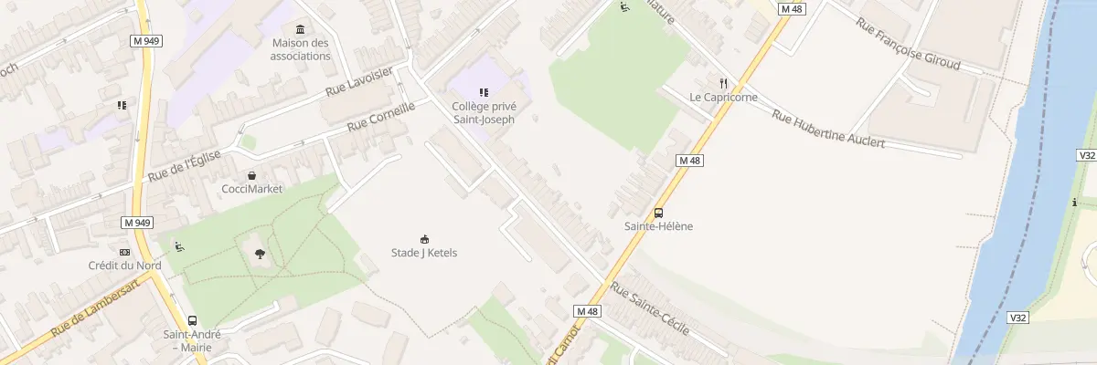 Plan du 26 Rue Chanzy à Saint-André-lez-Lille