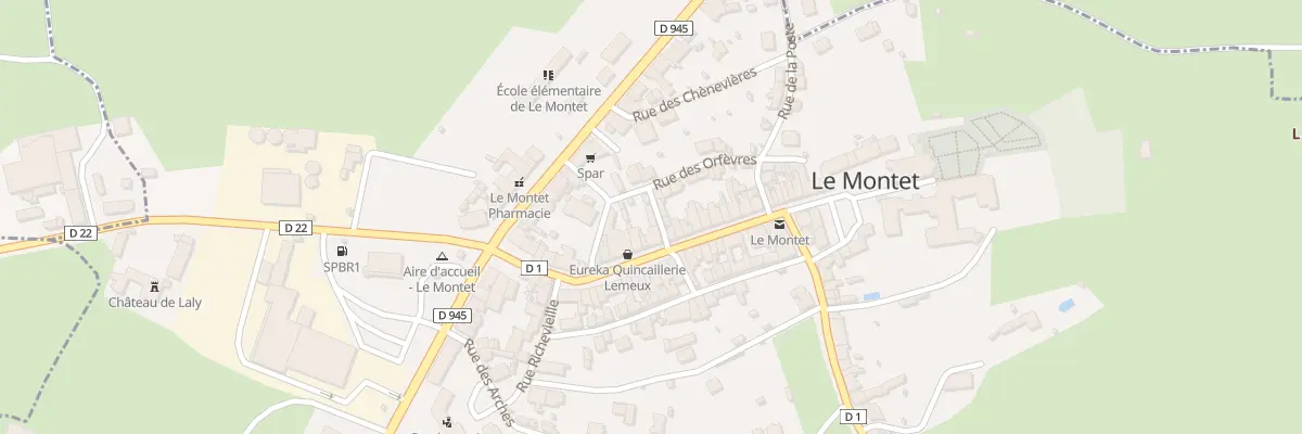 Plan du 2 Rue Traversière au Montet