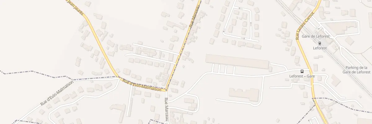 Plan du 97 Rue Marceau à Leforest