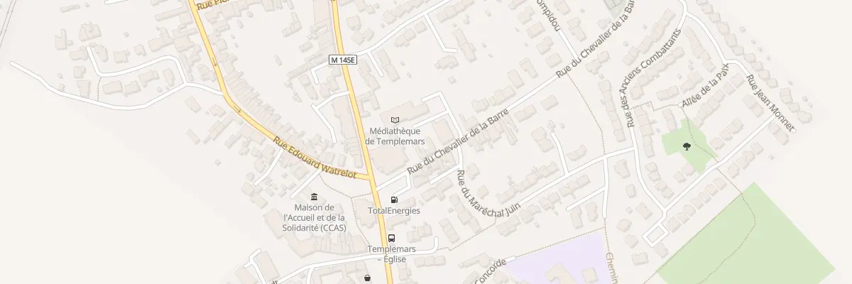 Plan du 3 Rue du Chevalier de La Barre à Templemars