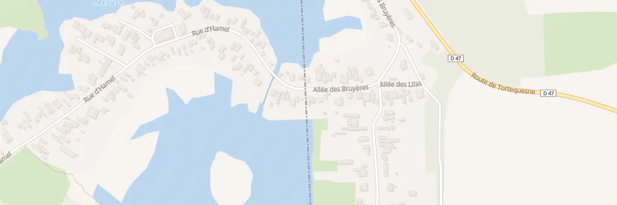 Plan du 44 All des Bruyeres à Hamel