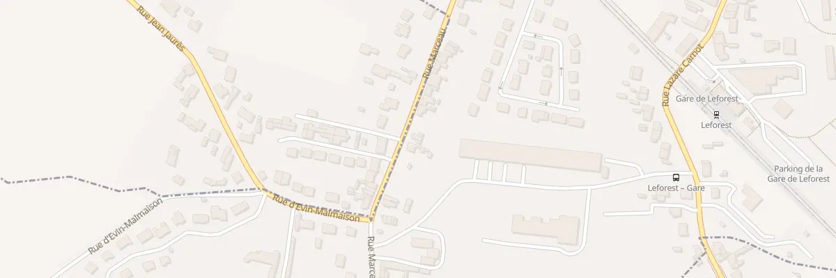 Plan du 95 Rue Marceau à Leforest