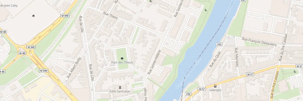 Plan du 21 Rue Sainte-Hélène à Saint-André-lez-Lille