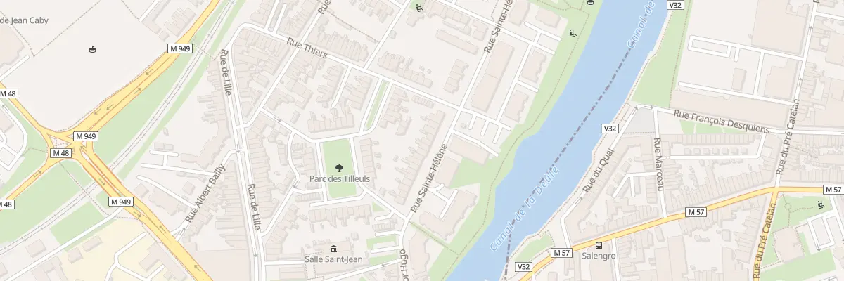 Plan du 23 Rue Sainte-Hélène à Saint-André-lez-Lille