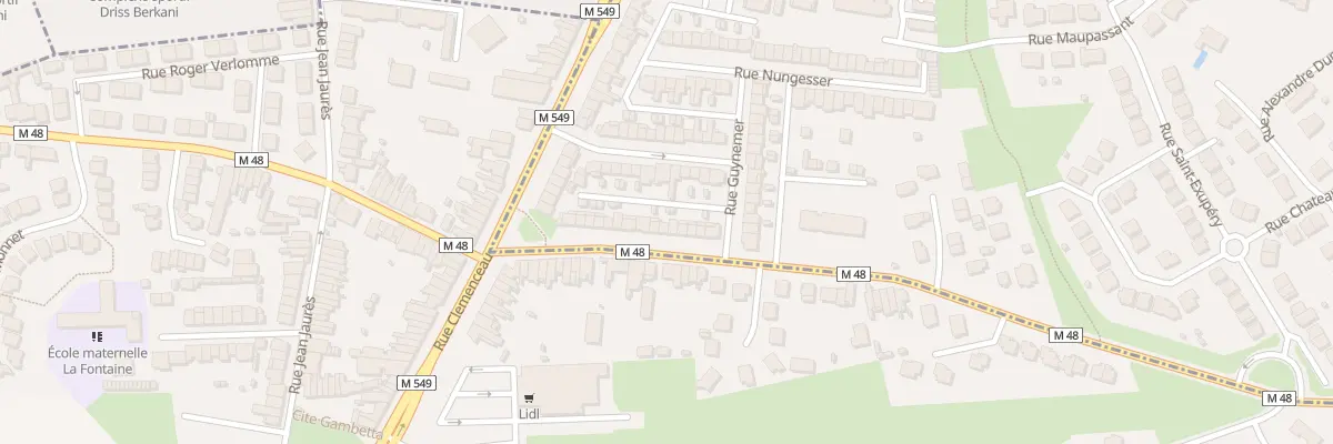 Plan du 400 Rue d’Haubourdin à Faches-Thumesnil