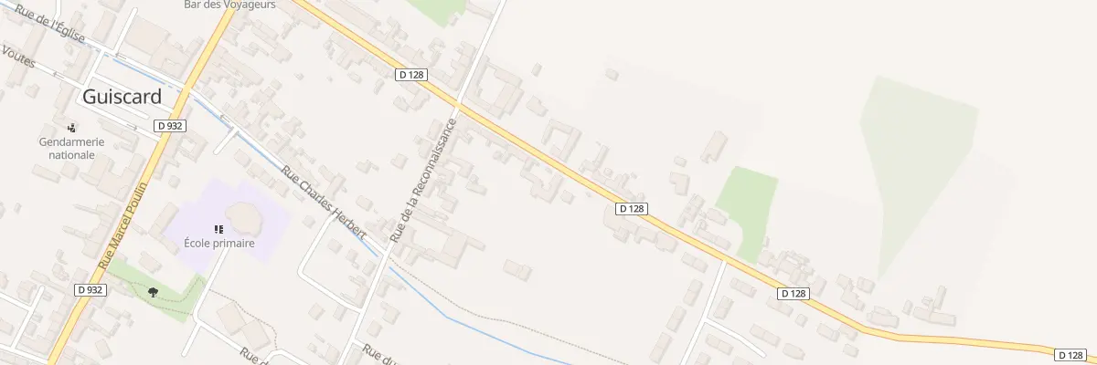 Plan du 296 Rue Marcel Viseur à Guiscard