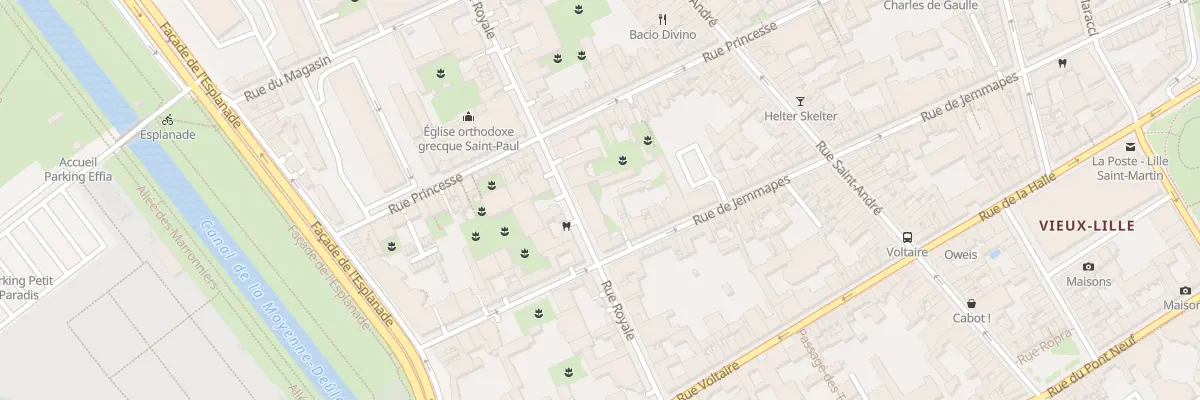 Plan du 104B Rue de Jemmapes à Lille