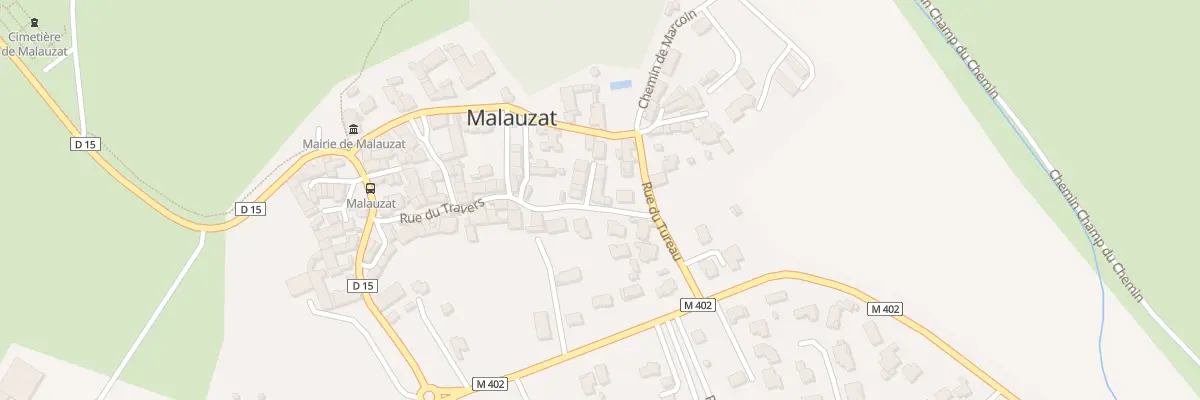 Plan du 2 Imp de la Forge à Malauzat