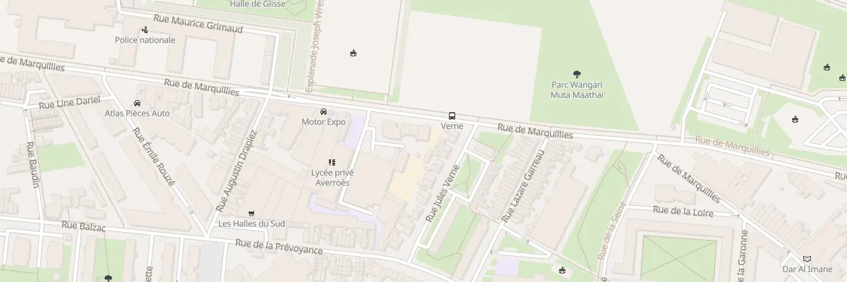 Plan du 100 Rue de Marquillies à Lille
