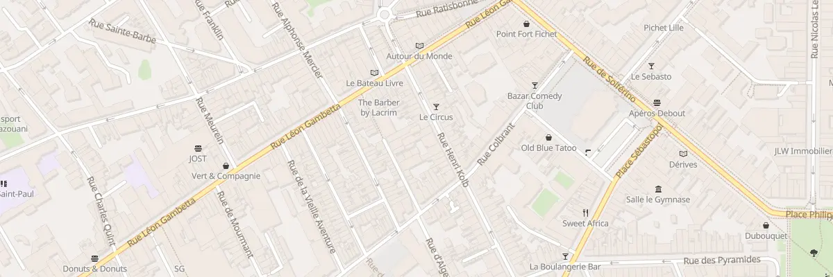Plan du 22 Rue Henri Kolb à Lille
