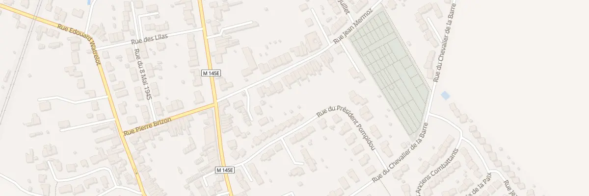 Plan du 12 Rue Jean Mermoz à Templemars