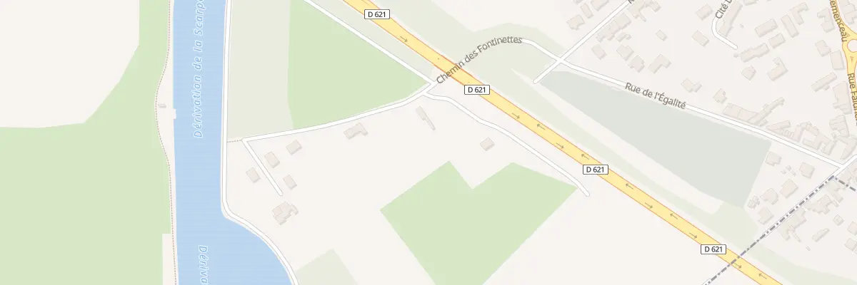 Plan du 179 Che des Fontinettes à Lambres-lez-Douai