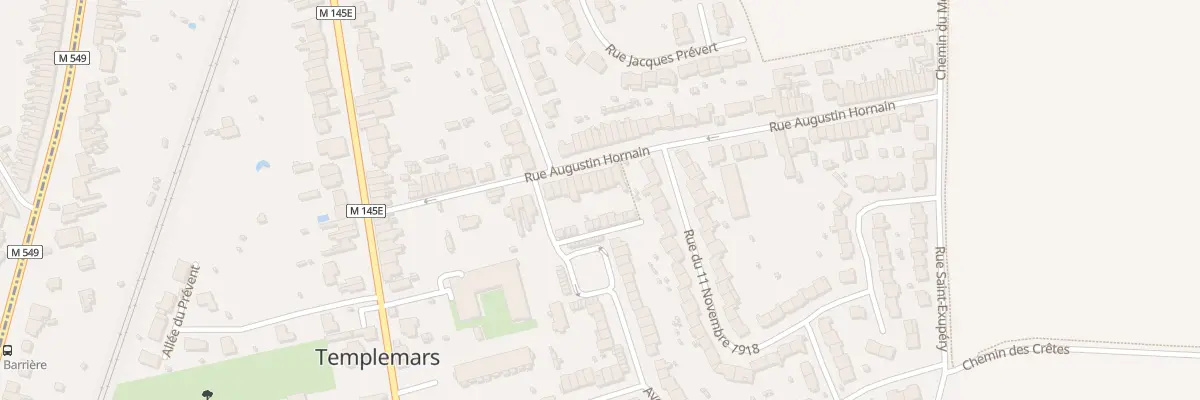 Plan du 24 Rue Augustin Hornain à Templemars