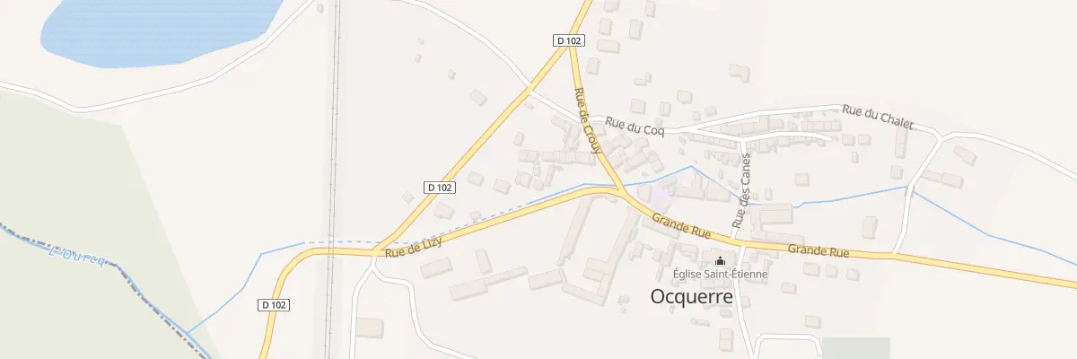 Plan du 4 Rue de Lizy à Ocquerre