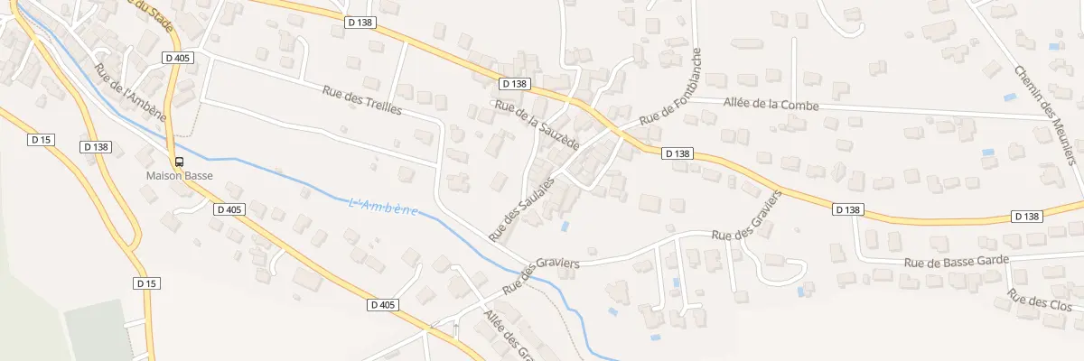 Plan du 10 Rue des Saulaies à Enval