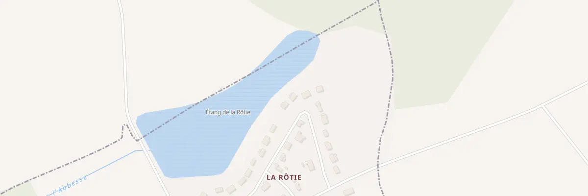 Plan du 60 Etang de la Rotie à Domats