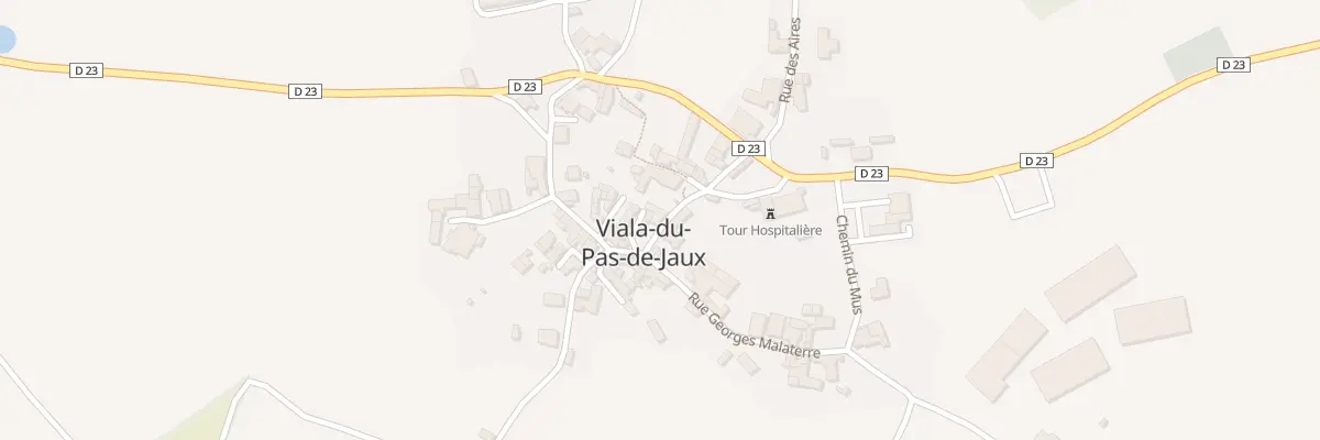 Plan du 84 Rue du Calvaire à Viala-du-Pas-de-Jaux