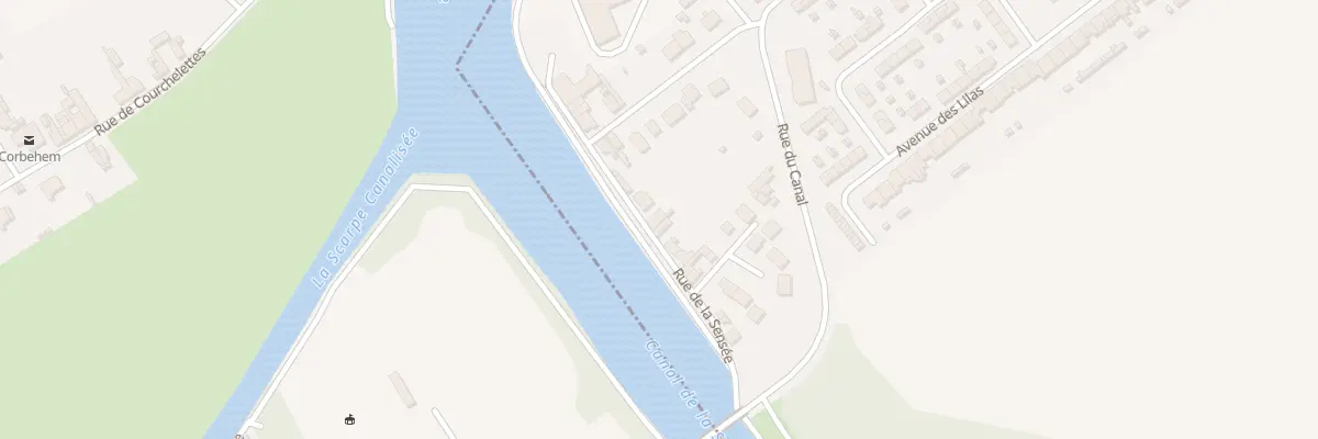 Plan du 1A Rue de la Sensee à Courchelettes