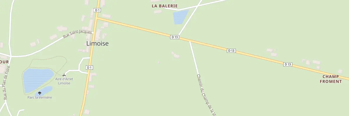 Plan du 5112 Les Champs Renard à Limoise